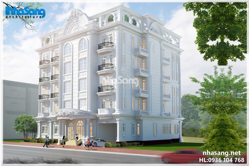 thiết kế khách sạn Pháp 